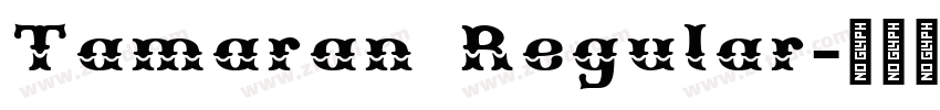 Tamaran Regular字体转换